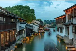 5A Tourist Attraction in Wuzhen Ancient Town, China, the 1st world internet conference!