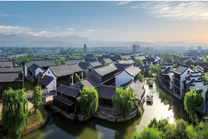 China's most beautiful water town, 5A-level tourist attractions, Taierzhuang ancient city!