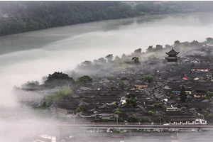 China Langzhong Ancient City, Langzhong Ancient Town 5A Tourist Attraction!